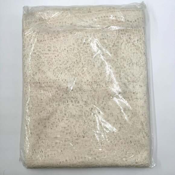 Quaker Lace Tablecloth Barcelona 70x90 Oval/Oblong Natural Made In USA - Picture 8 of 13